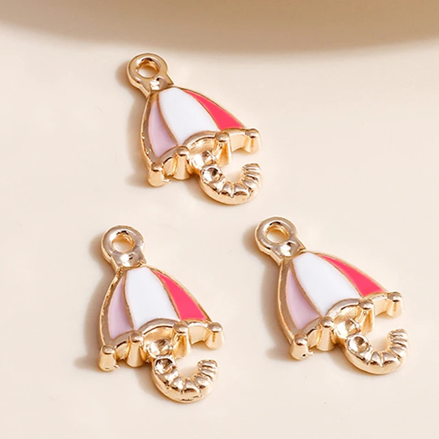 Umbrella Charm Detailansicht - Handgefertigter Schmuck